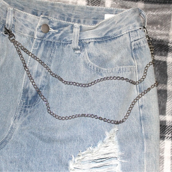 Silver hook accessory chain - Picture 6 of 6